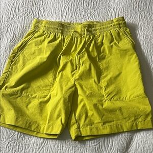 NWOT Crewcuts Neon Yellow Tech Deck shorts, size 14